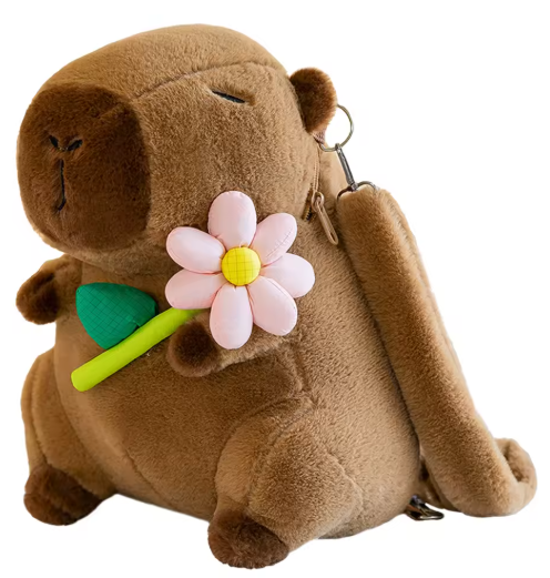 Mochila Capivara Flor